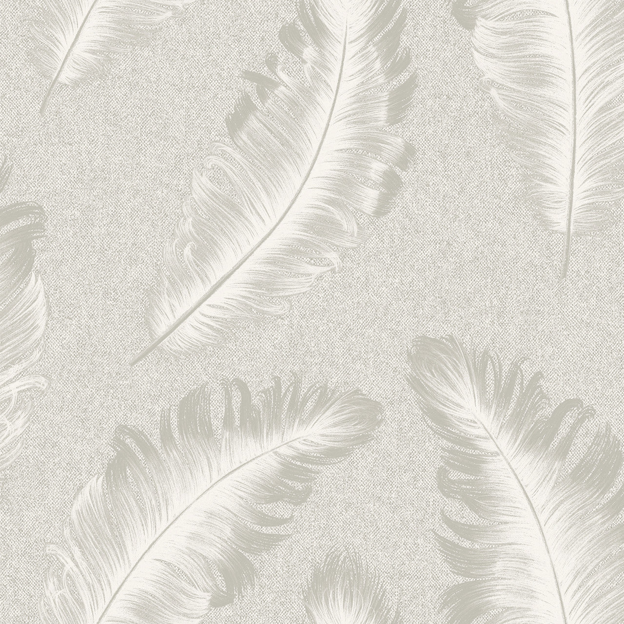 4400 Ciara Feather Soft Silver Wallpaper by Belgravia Zambaiti Parati