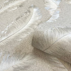 4400 Ciara Feather Soft Silver Wallpaper by Belgravia Zambaiti Parati