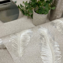 4400 Ciara Feather Soft Silver Wallpaper by Belgravia Zambaiti Parati