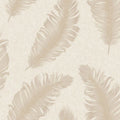 Ciara Feather Cream and Soft Beige Wallpaper by Belgravia Zambaiti Parati