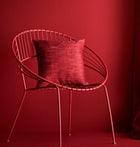 440469 Laminar Lustre 6 Poppy Fabric by Harlequin