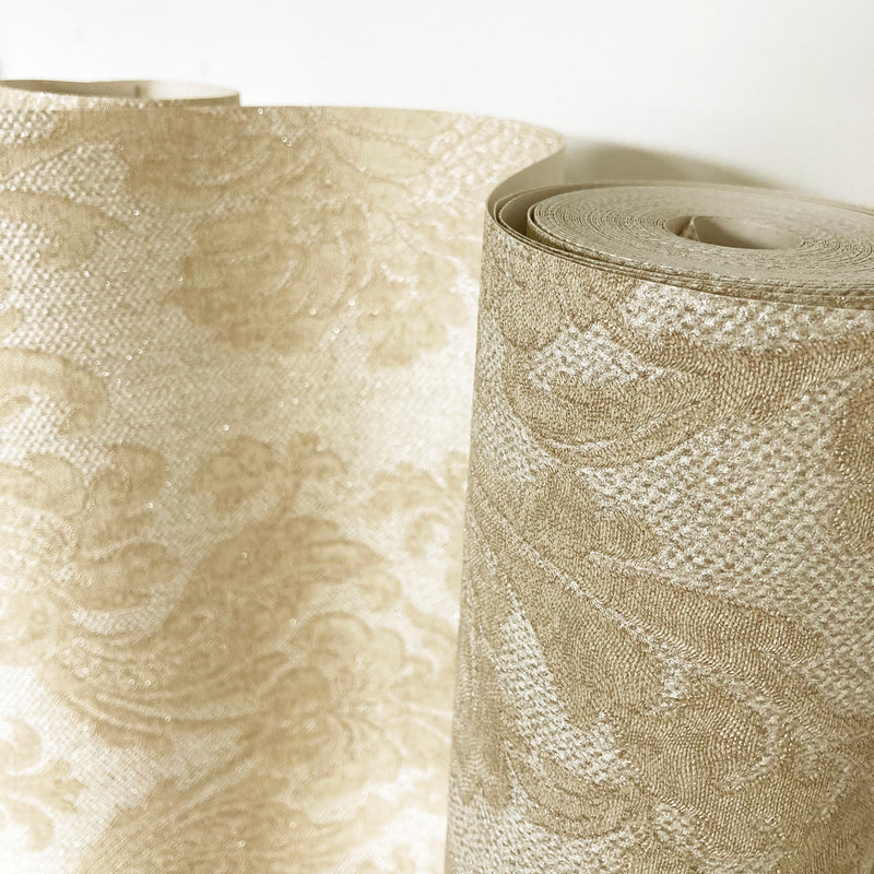 4408 Ciara Damask Cream Wallpaper by Belgravia Zambaiti Parati