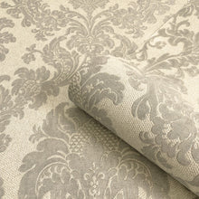 4409 Ciara Damask Soft Silver Wallpaper by Belgravia Zambaiti Parati