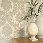 4409 Ciara Damask Soft Silver Wallpaper by Belgravia Zambaiti Parati