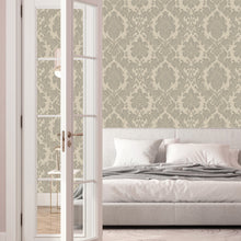 4409 Ciara Damask Soft Silver Wallpaper by Belgravia Zambaiti Parati