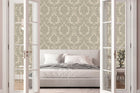 4409 Ciara Damask Soft Silver Wallpaper by Belgravia Zambaiti Parati