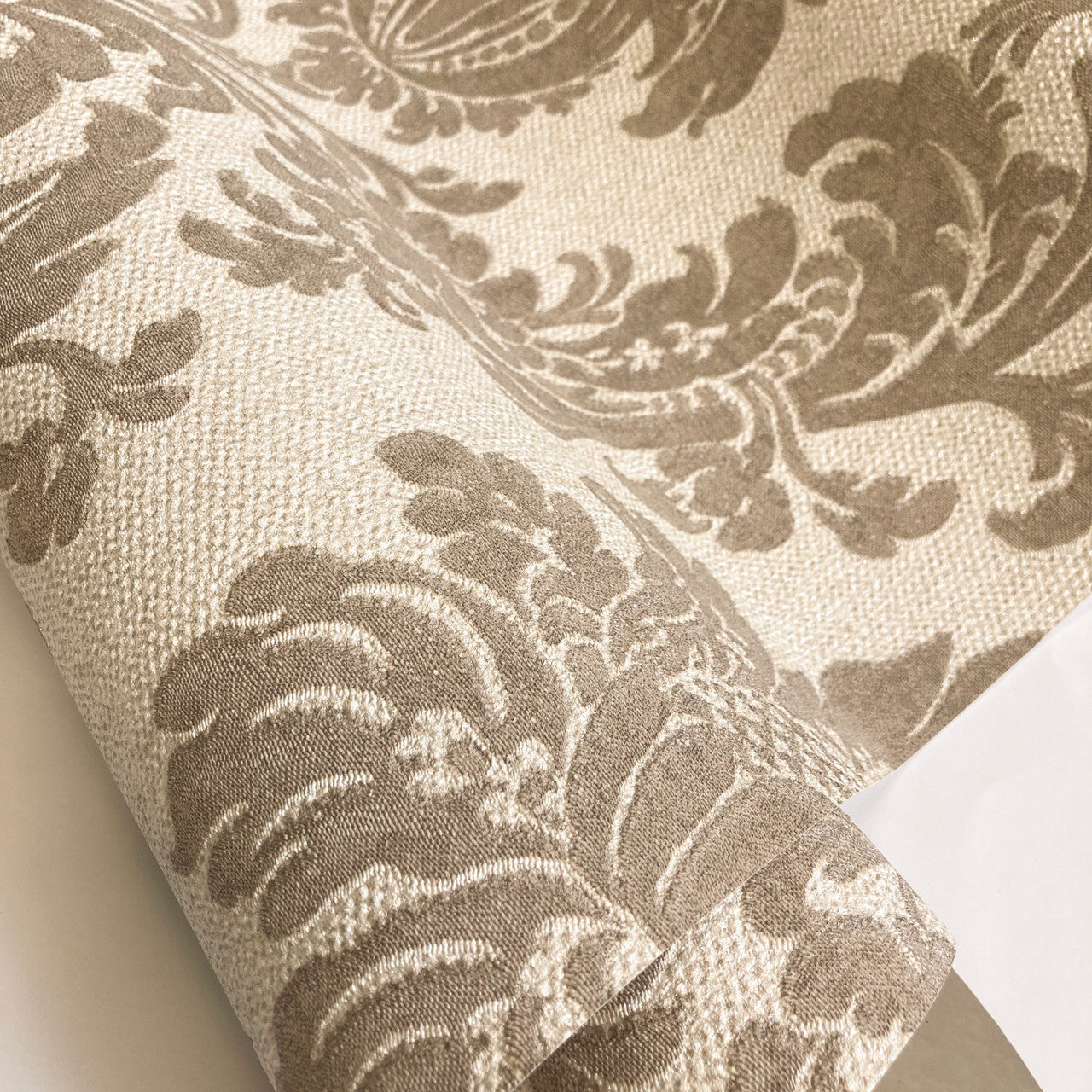 4410 Ciara Damask Soft Beige Wallpaper by Belgravia Zambaiti Parati
