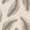 Ciara Feather Mocha Beige Wallpaper by Belgravia Zambaiti Parati