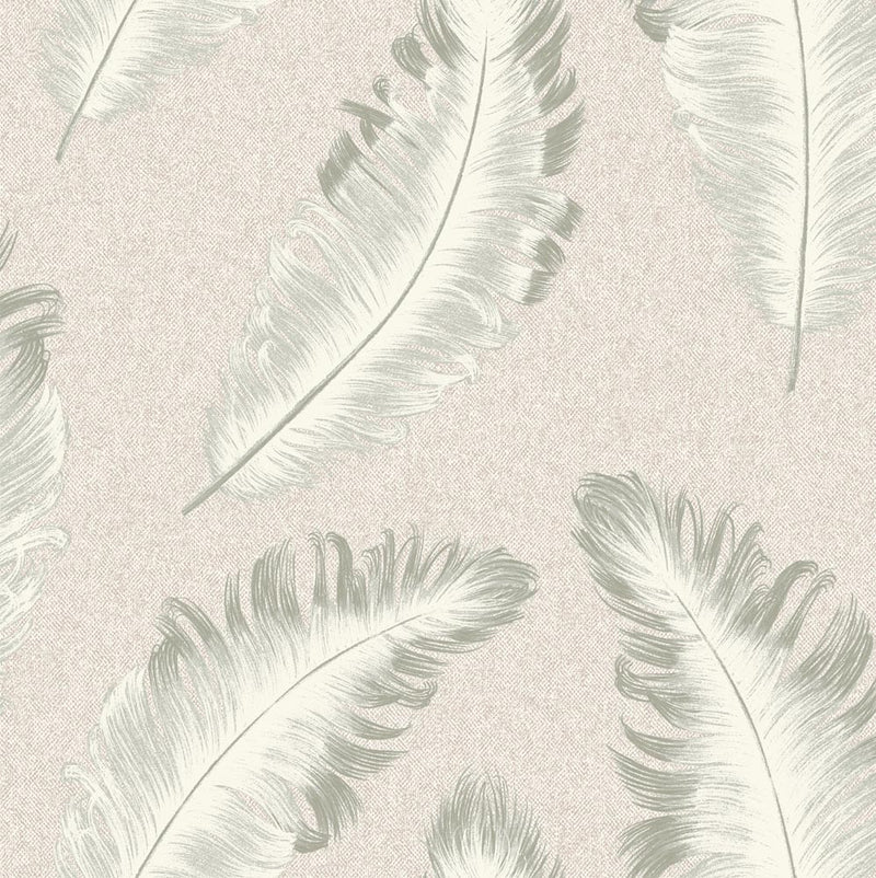GB 4412 Ciara Feather Sage Wallpaper by Belgravia Zambaiti Parati