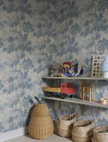 444-36 Light Blue Raphael Tidlösa Wallpaper by Sandberg