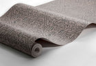 4502 Rosenvinge Dark Brown and Black Anno Wallpaper by Boråstapeter