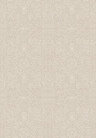 4503 Rosenvinge Light Beige and White Anno Wallpaper by Boråstapeter