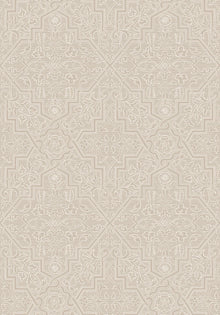 4503 Rosenvinge Light Beige and White Anno Wallpaper by Boråstapeter