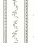 4508 Drottningholm White and Grey Anno Wallpaper by Boråstapeter