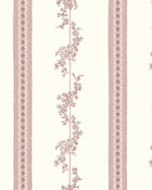 4510 Drottningholm White and Pink Anno Wallpaper by Boråstapeter