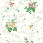 4511 Krusenberg Light Green and Beige Anno Wallpaper by Boråstapeter