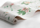 4511 Krusenberg Light Green and Beige Anno Wallpaper by Boråstapeter