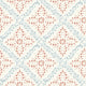 Nyborg Light Red and Blue Anno Wallpaper by Boråstapeter