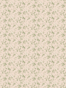 4519 Blomslinga White and Green Anno Wallpaper by Boråstapeter