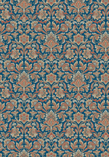 4521 Foglavik Dark Blue and Brown Anno Wallpaper by Boråstapeter