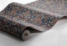 4521 Foglavik Dark Blue and Brown Anno Wallpaper by Boråstapeter