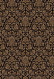 Foglavik Black and Brown Anno Wallpaper by Boråstapeter