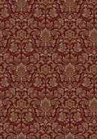 4523 Foglavik Dark Red Anno Wallpaper by Boråstapeter