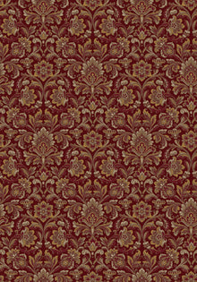 4523 Foglavik Dark Red Anno Wallpaper by Boråstapeter