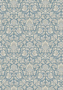 4524 Foglavik Blue Anno Wallpaper by Boråstapeter