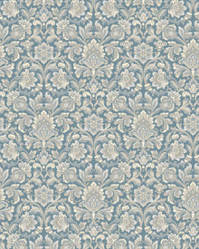 4524 Foglavik Blue Anno Wallpaper by Boråstapeter