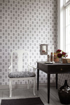 4525 Pigkammaren White and Black Anno Wallpaper by Boråstapeter