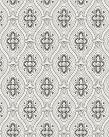 4525 Pigkammaren White and Black Anno Wallpaper by Boråstapeter