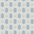 4527 Pigkammaren Blue and White Anno Wallpaper by Boråstapeter