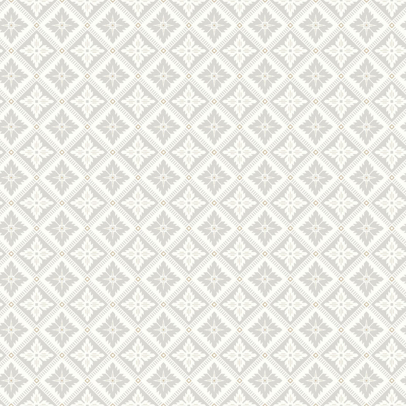 4528 Loka White and Grey Anno Wallpaper by Boråstapeter