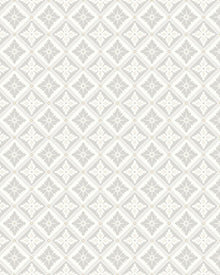 4528 Loka White and Grey Anno Wallpaper by Boråstapeter