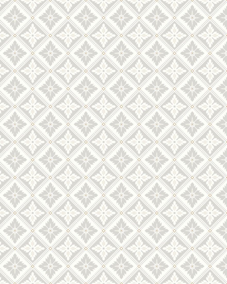4528 Loka White and Grey Anno Wallpaper by Boråstapeter