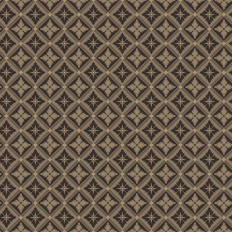 4529 Loka Dark Brown Anno Wallpaper by Boråstapeter