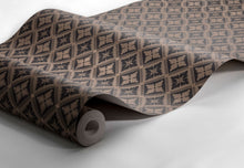 4529 Loka Dark Brown Anno Wallpaper by Boråstapeter