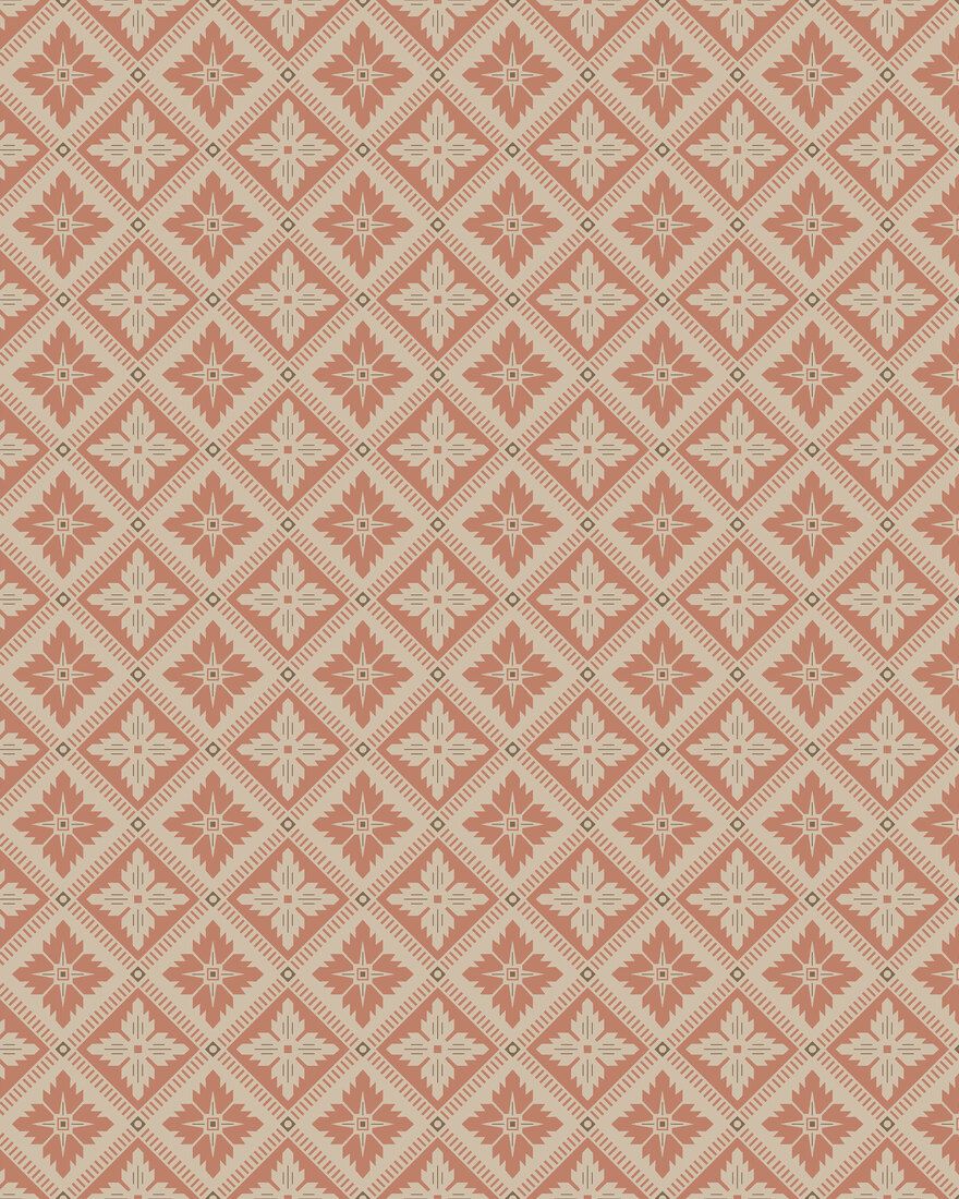 4530 Loka Red Anno Wallpaper by Boråstapeter