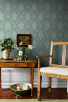 4532 Sofia Green Anno Wallpaper by Boråstapeter