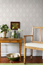 4533 Sofia Grey and White Anno Wallpaper by Boråstapeter