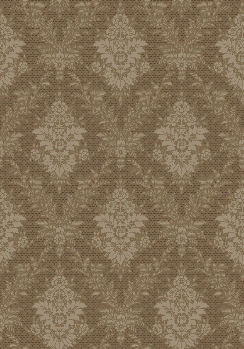4534 Sofia Brown Anno Wallpaper by Boråstapeter