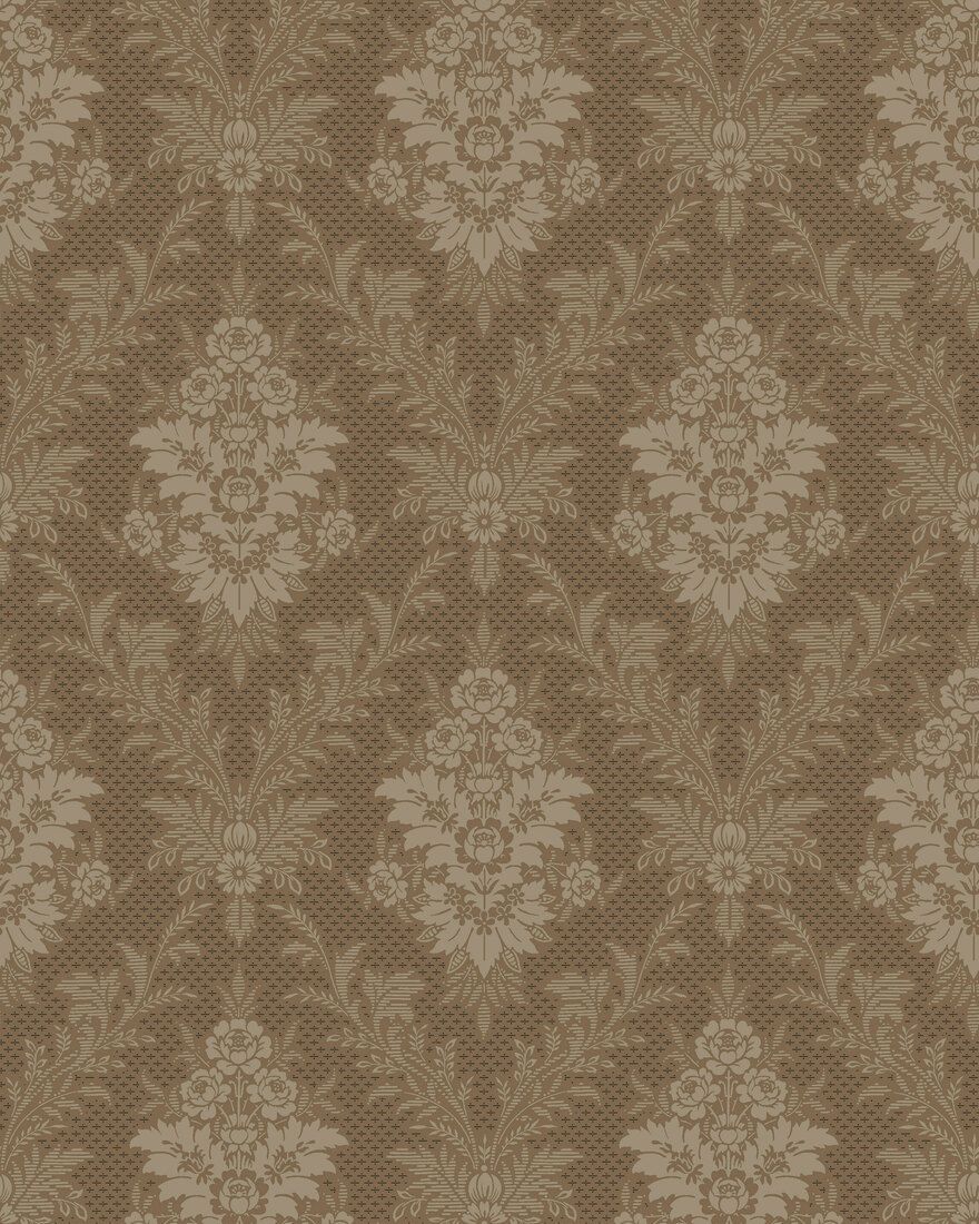 4534 Sofia Brown Anno Wallpaper by Boråstapeter
