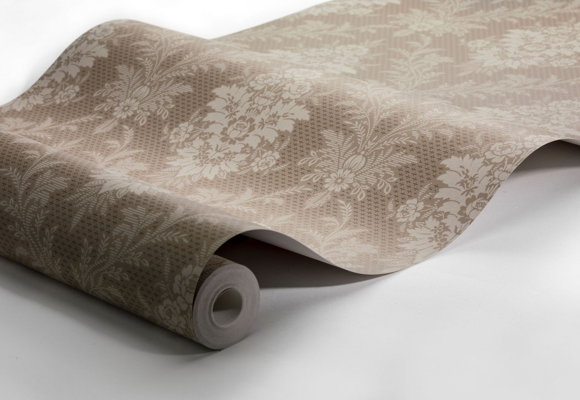 4534 Sofia Brown Anno Wallpaper by Boråstapeter