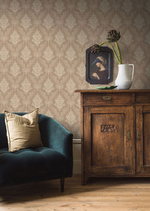 4534 Sofia Brown Anno Wallpaper by Boråstapeter