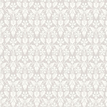 4537 Nora Grey and White Anno Wallpaper by Boråstapeter