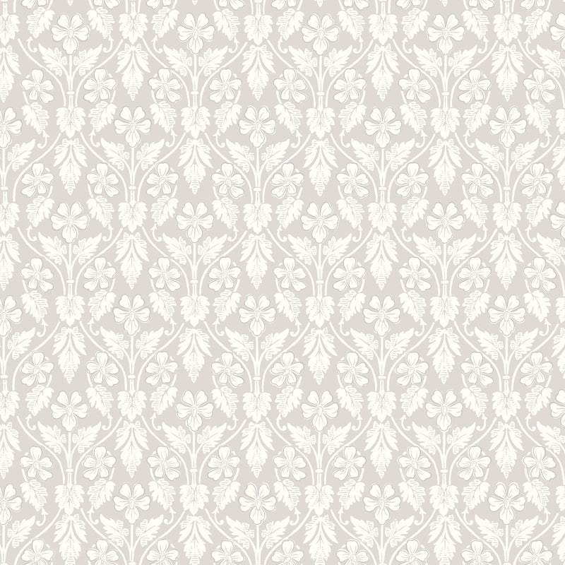 4537 Nora Grey and White Anno Wallpaper by Boråstapeter