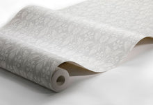 4537 Nora Grey and White Anno Wallpaper by Boråstapeter