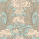 Siri Blue and Beige Anno Wallpaper by Boråstapeter