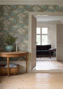 4538 Siri Blue and Beige Anno Wallpaper by Boråstapeter
